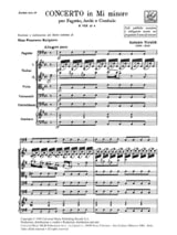 Concerto en mi min. - F. 8 n° 6 - Partitura - VIVALDI - Partition